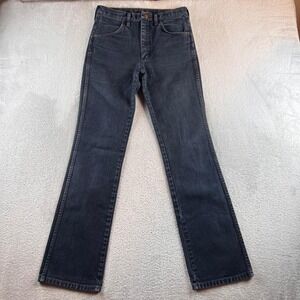 Wrangler 935NAV Cowboy Cut Slim Fit Jeans Mens 30x34 Dark Wash Navy Made in USA